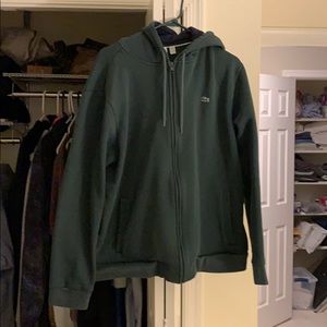 Lacoste 3xl green hoodie